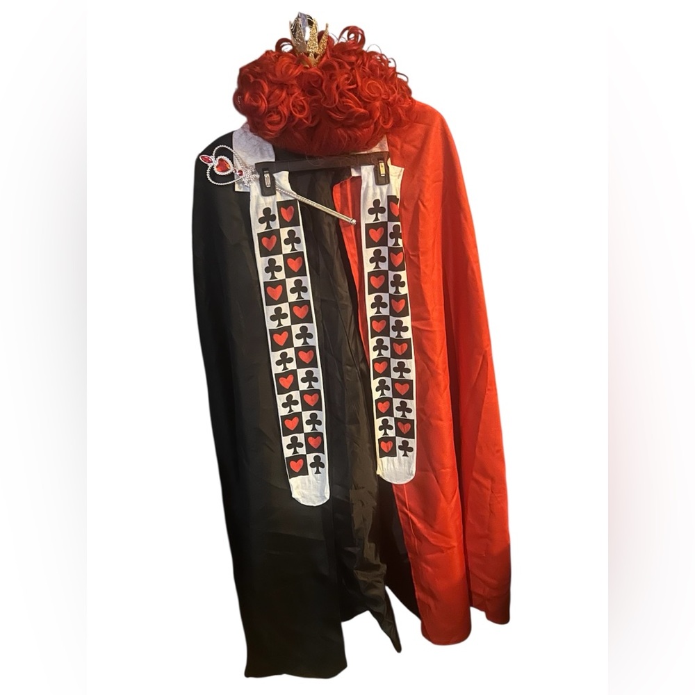 Elegant Red and Black Queen Costume